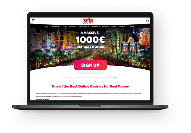 Spin Casino Canada Desktop